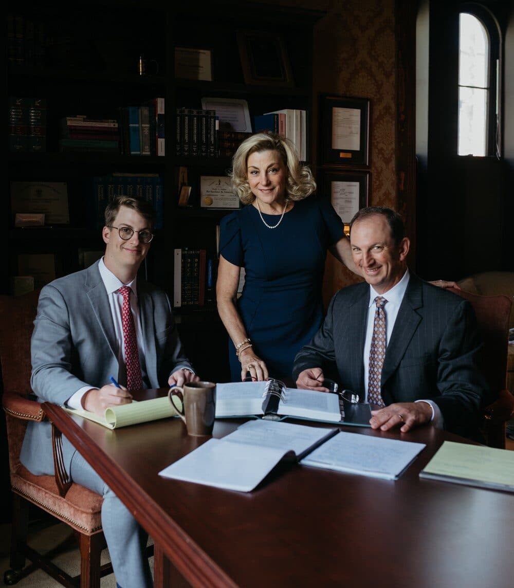 The attorneys of Culotta & Culotta LLP — Jennifer Hinkebein Culotta, J. Donald Culotta, and J. Clayton Culotta — together at the firm.