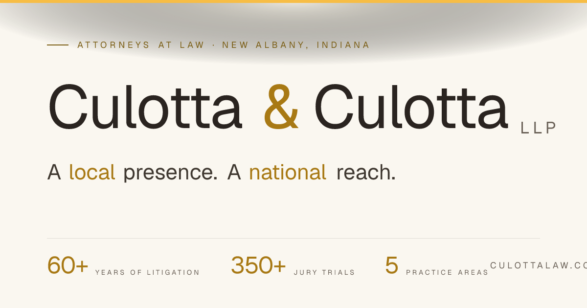 Culotta & Culotta LLP — A Local Presence. A National Reach.
